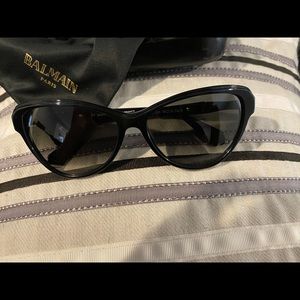 Balmain Cat Eye Black Sunglasses